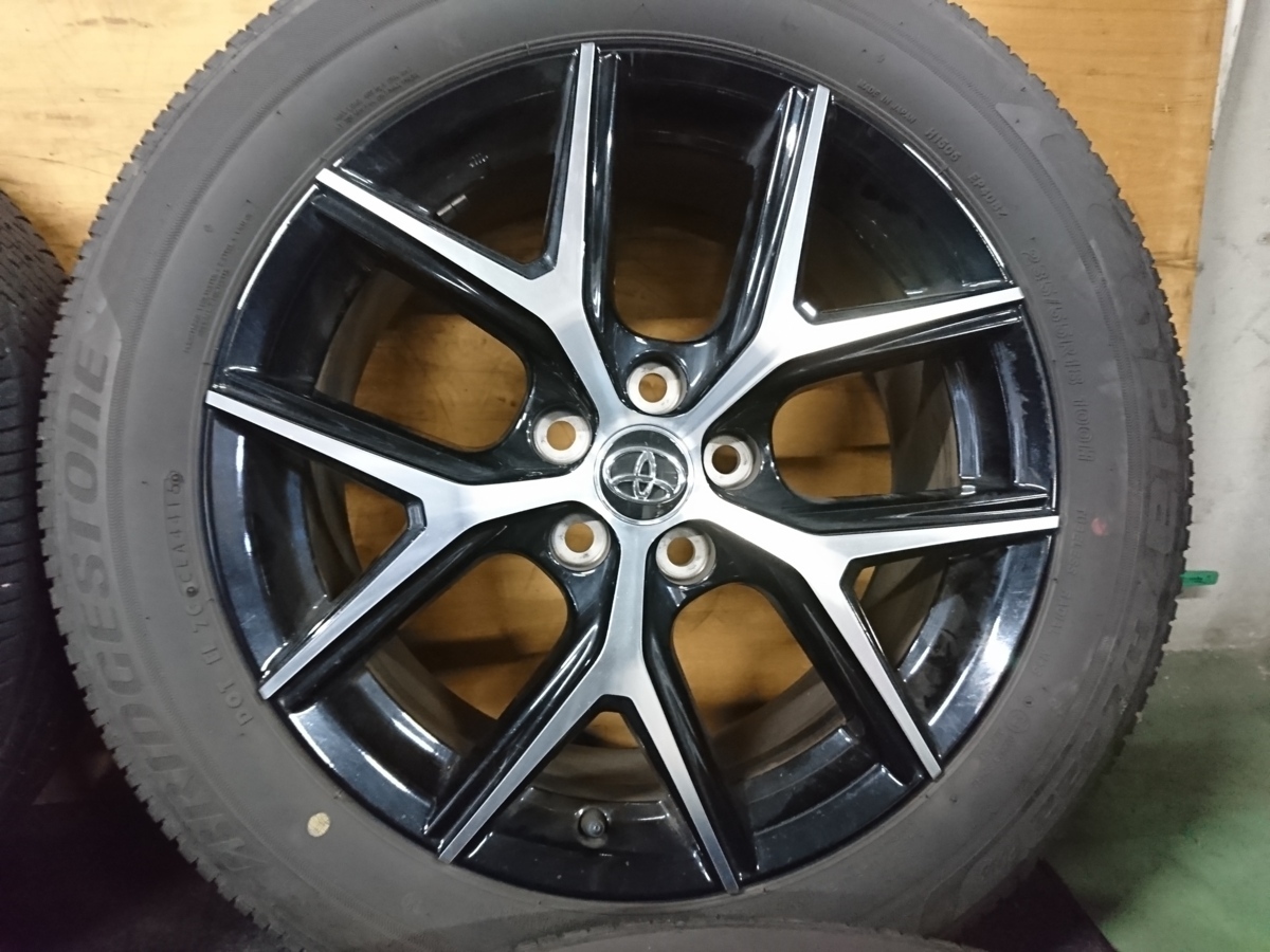 60 ハリアー 18インチアルミホイール+タイヤ  18X7.5  225/50R18 60 ハリアー 18インチアルミホイール+タイヤ 18X7.5 225/50R18