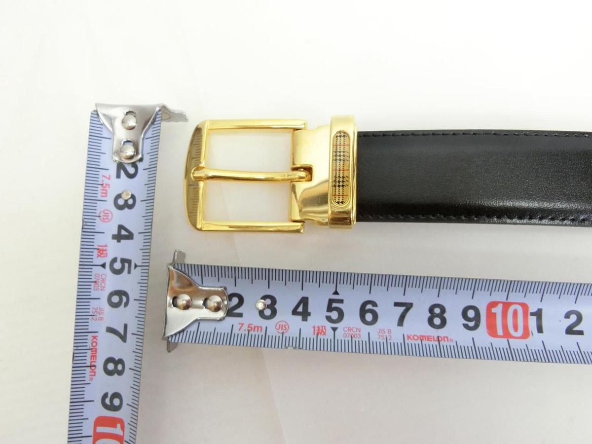 メンズ ベルト レザーベルト | 1円～BURBERRY LONDON 42⁄105 ブラック 