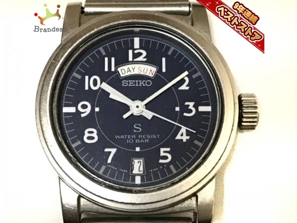 SEIKO(セイコー) 腕時計 SUS 7N33-6050 メンズ ダークネイビー 【公式