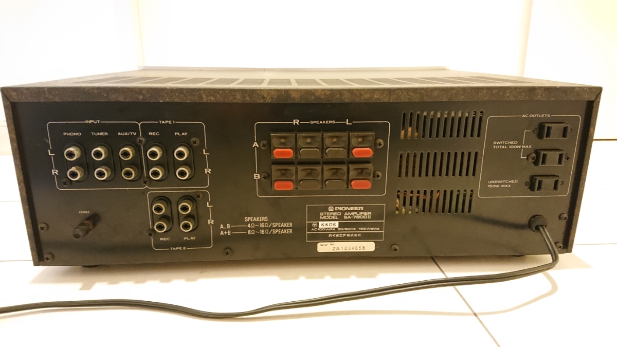 Pioneer SA-7800Ⅱ (ジャンク扱い) パイオニア オーディオ機器 【公式
