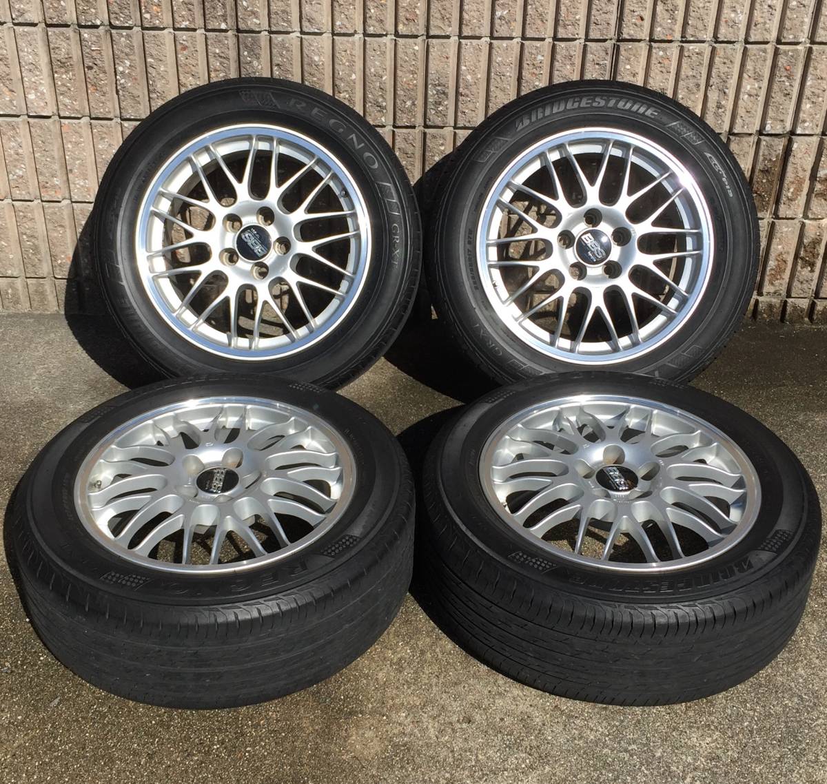 トヨタ純正オプション BBS RG381 17インチ タイヤホイールセット