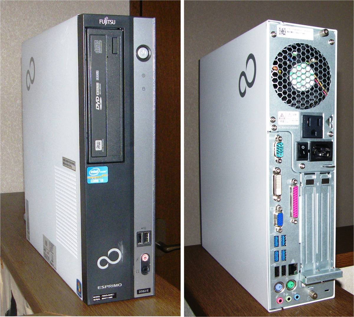 ESPRIMO : 中古パソコン 富士通 FUJITSU デスクトップPC D582⁄E Win10 