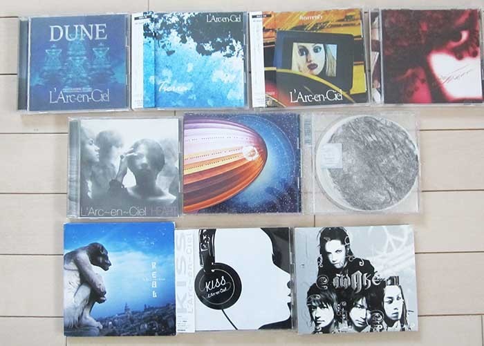 L’Arc-en-Ciel アルバム CD 10枚セット DUNE Tierra heavenly True HEART KISS AWAK ...