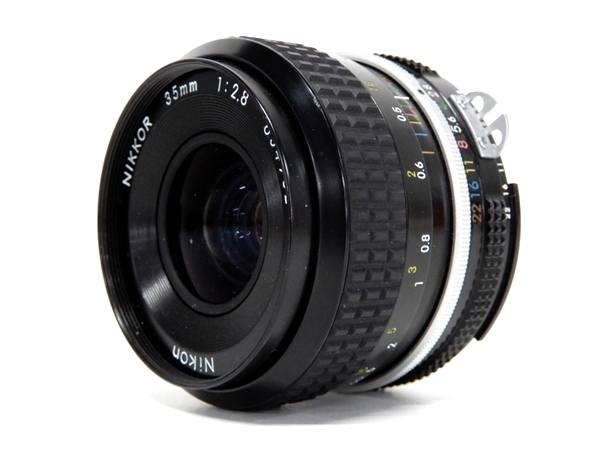ジャンク Nikon NIKKOR 35mm F2.8 単焦点 レンズ ニッコール カメラ F3552390