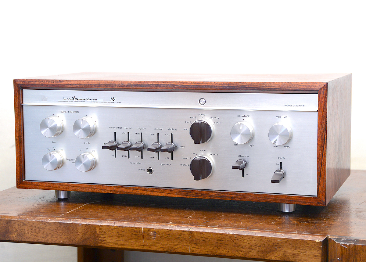 動作品 LUXMAN ラックスマン CL35 MK-Ⅲ 真空管コントロールアンプ メンテナンス済 管球式/プリアンプ/CL35mk3