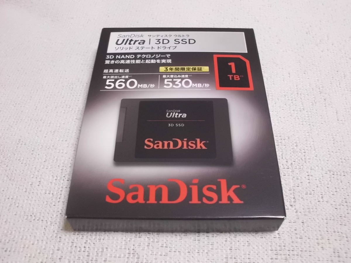 ☆ほぼ未使用SanDisk サンディスク 内蔵 SSD PLUS 2TB 2.5インチ SATA
