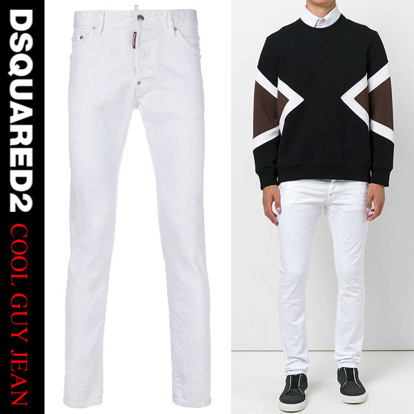DSQUARED2 ディースクエアード 新品本物 17AW COOL GUY JEAN ホワイト