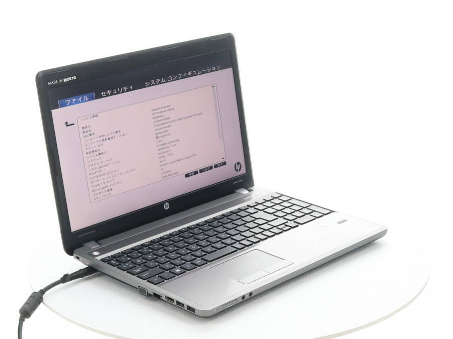 中古パソコン hp ProBook 4540s Core i3 3120M 2.50GHz 4GB 320GB□1 