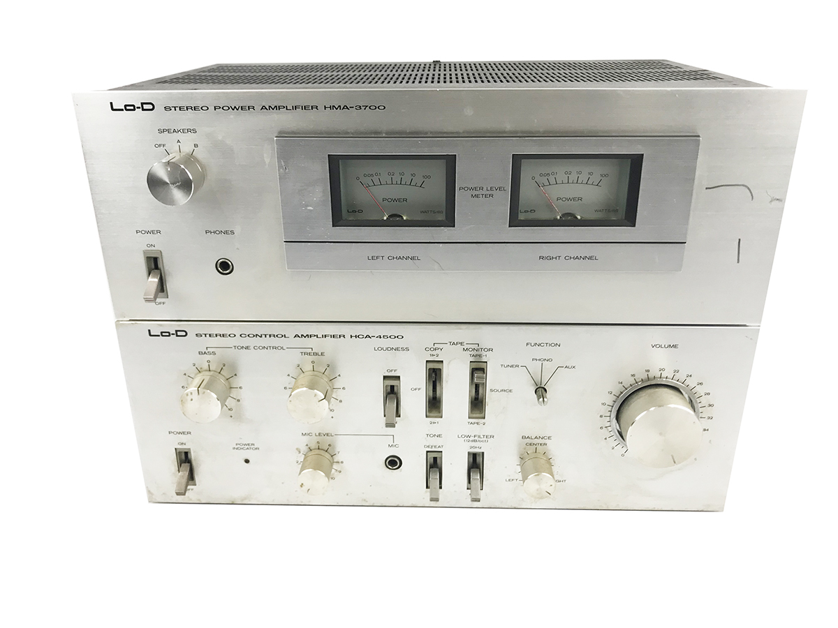 LO-D ローディ HMA-3700 HCA-4500 プリメインアンプ パワーアンプ