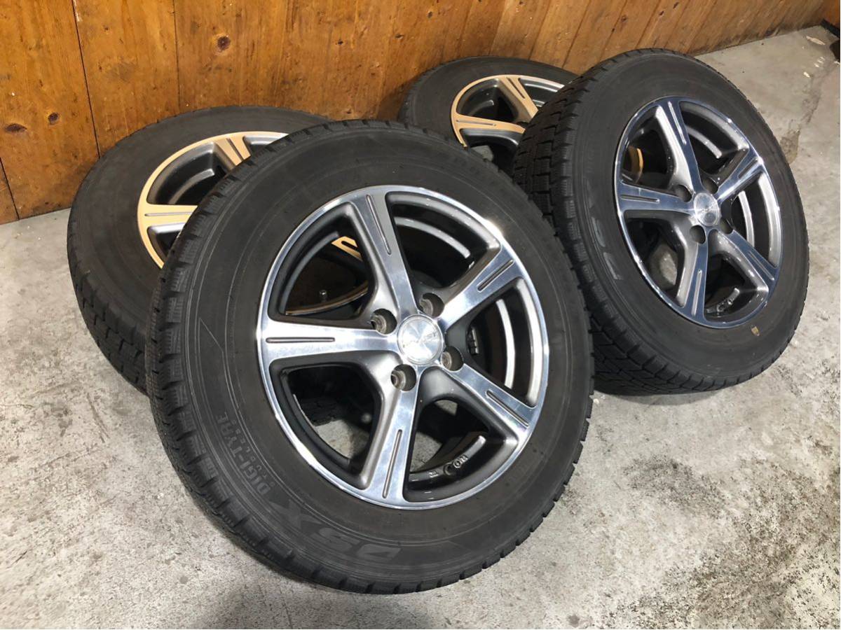 DUNLOP スタッドレス 165/70R14 ホイール付き 4本 【公式通販】