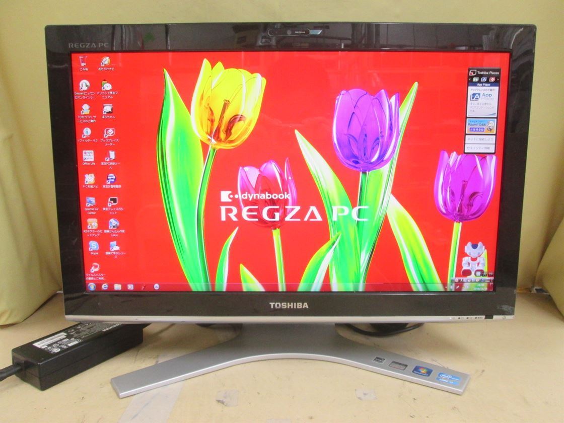 一体型PC TOSHIBA D732/WVTHB Core i7 3630QM 2.4GHz メモリ8GB HDD無
