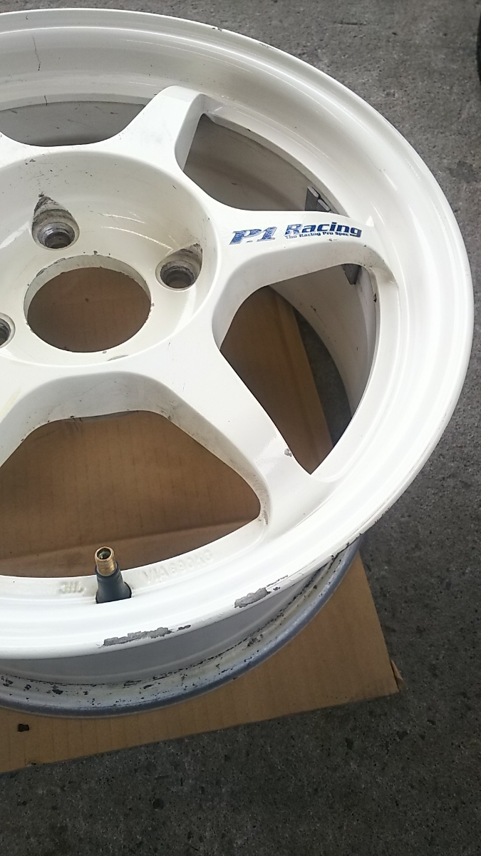 P1レーシング 15インチ7j+34 PCD114.3 2本セット 【公式通販】
