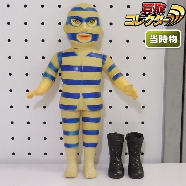 m BM881a 当時物 中嶋製作所 囚人魔 ソフビ / タイガーマスク 梶原一騎