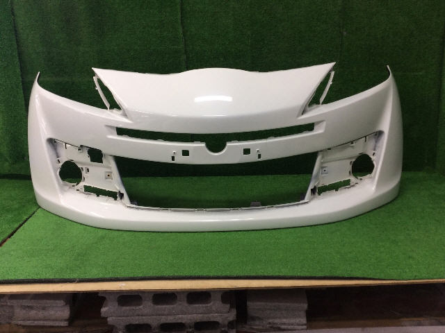ヴィッツ DBA-NCP131 フロントバンパーフェース 白 040 ヴィッツ