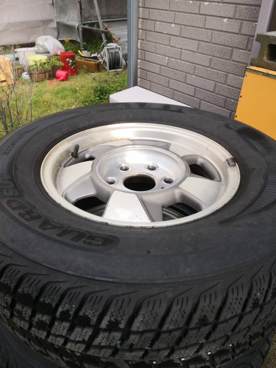 265⁄70R16タイヤ付きホイール4本 00年代サバーバン純正スタッドレス265 