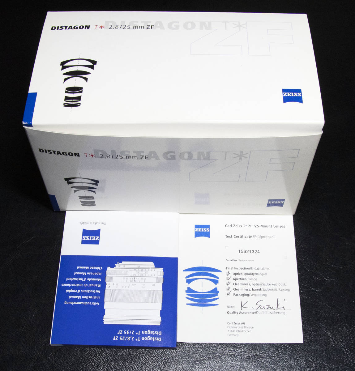 Zeiss Distagon T* 0 1796-379 #a0957 CARL ZEISS DISTAGON T* 2.8/25mm ZF Nikon カールツァイス 美品