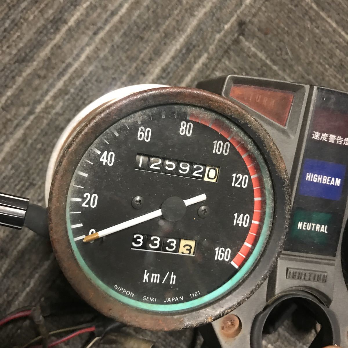 大人気，低価】 KAWASAKI カワサキ 純正 Z250FT メーター 検索）LTD 当時物