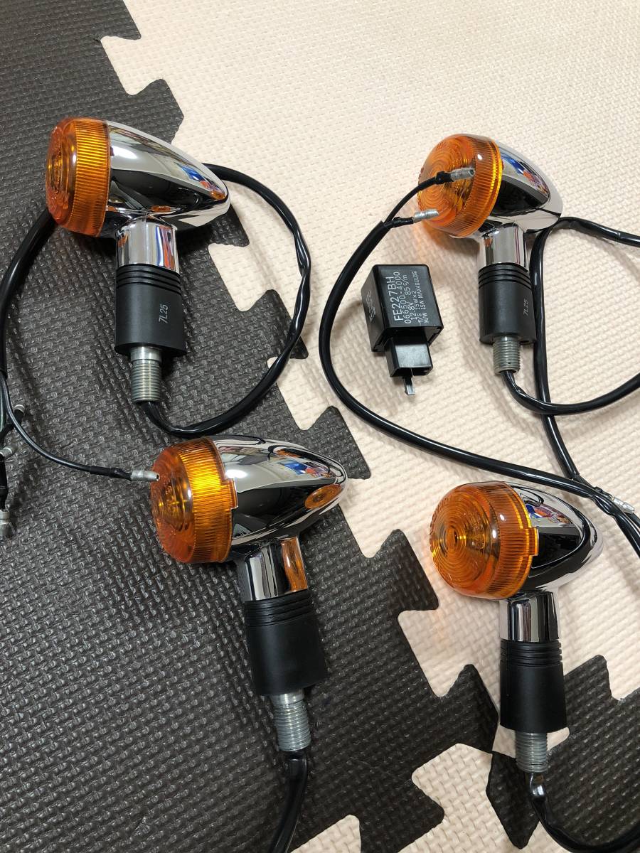 美品！ Y'S GEAR スモールウインカーセット SR400 500 ミニウインカー
