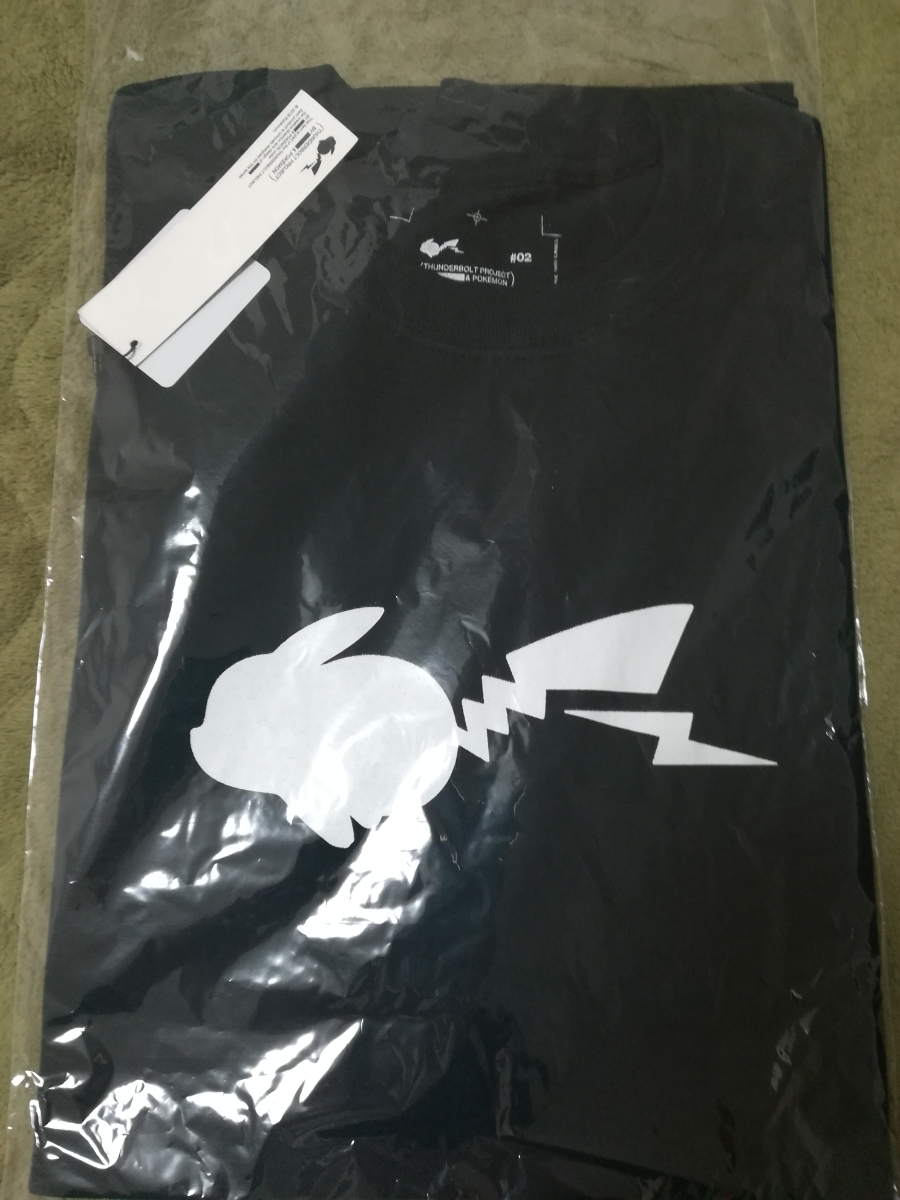 THUNDERBOLT PROJECT BY FRAGMENT FRGMT フラグメント POKEMON ポケモン POP-UP STORE 限定 ピカチュウ TEE Tシャツ サイズM black 新品