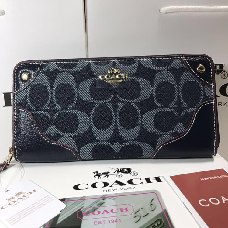 100%新品，高品質 ☆新品☆COACH◇コーチ◇長財布【箱付き】即決
