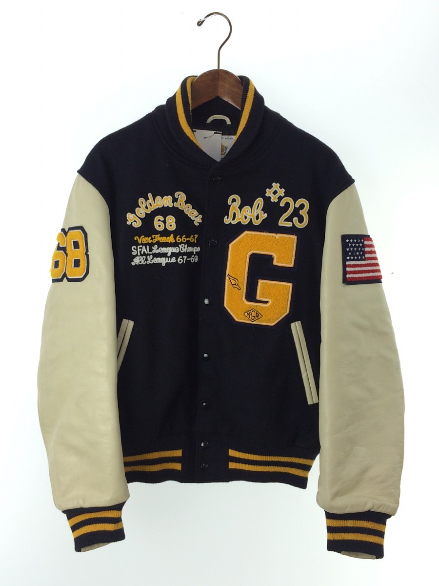 Golden Bear スタジャン 70s USA製 80s Bear（スタジャン）のフリマ 