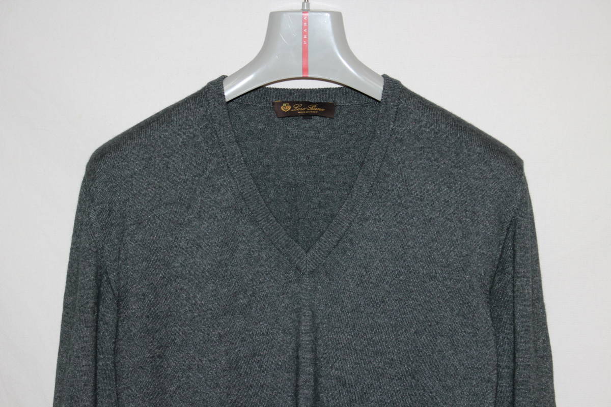 Loro Piana ロロ・ピアーナ Vネックニット シルク/カシミヤ