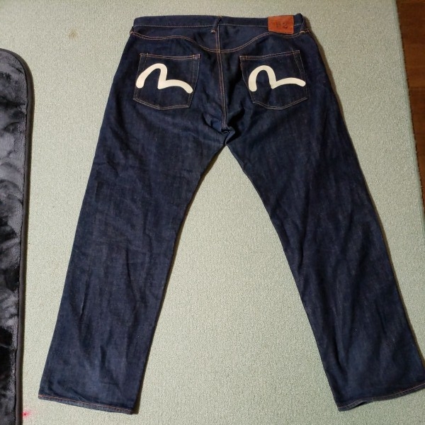 エビスジーンズ EVISU W40 L35 道楽 ペイント 希少 虎耳 No.2 エビス 