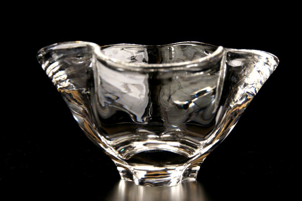 ☆スチューベン / STEUBEN GLASS☆クリスタルボウル2種まとめて（共袋