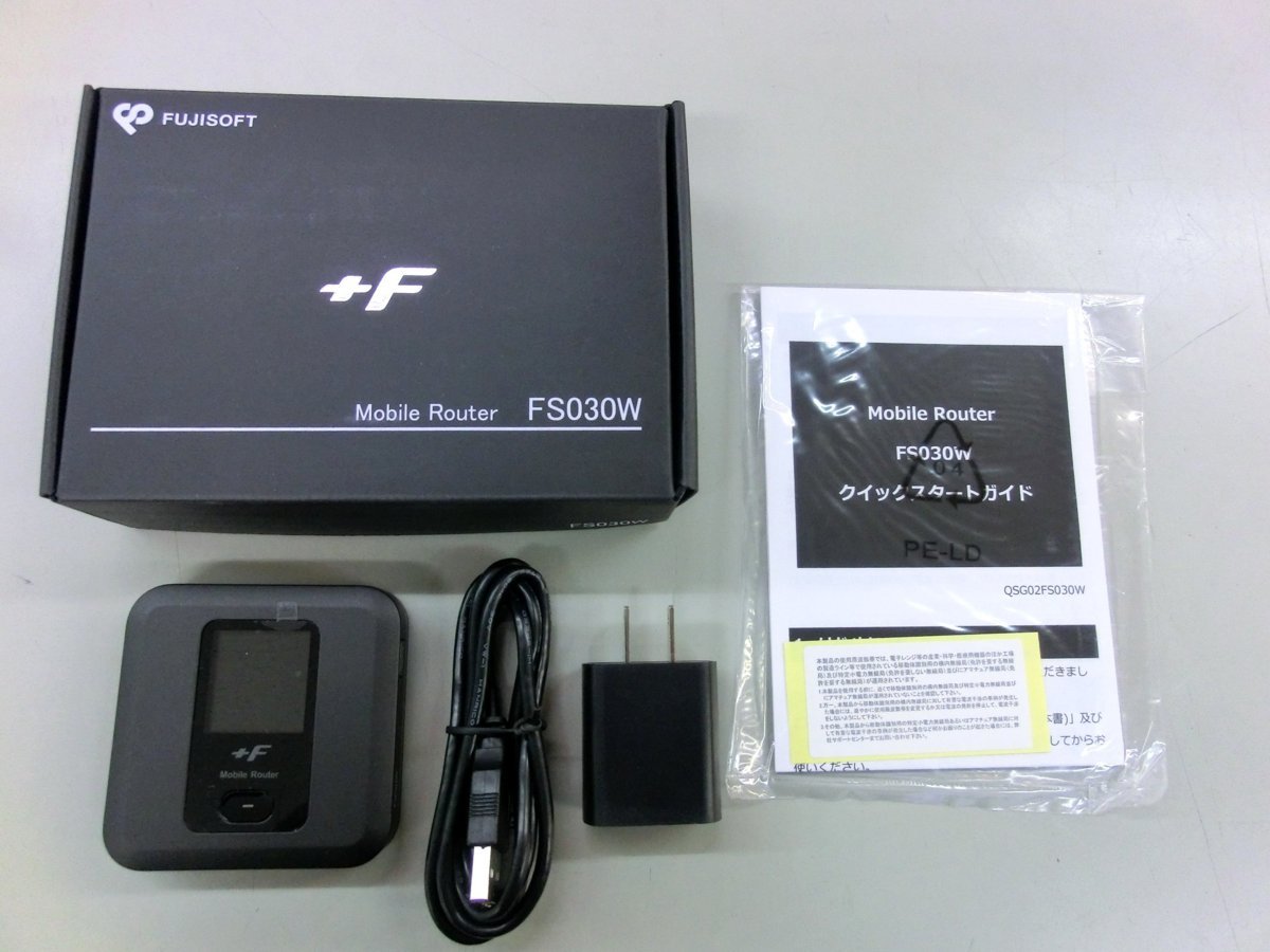 FS030W +F 富士ソフト | モバイルルーター FUJISOFT SIMフリー wi-fi 