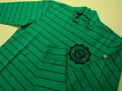 ◆高級!パーリーゲイツJACK BUNNY8100.エンブレムロゴデザインボーダーハイネックウェア(4)PB/新品◆