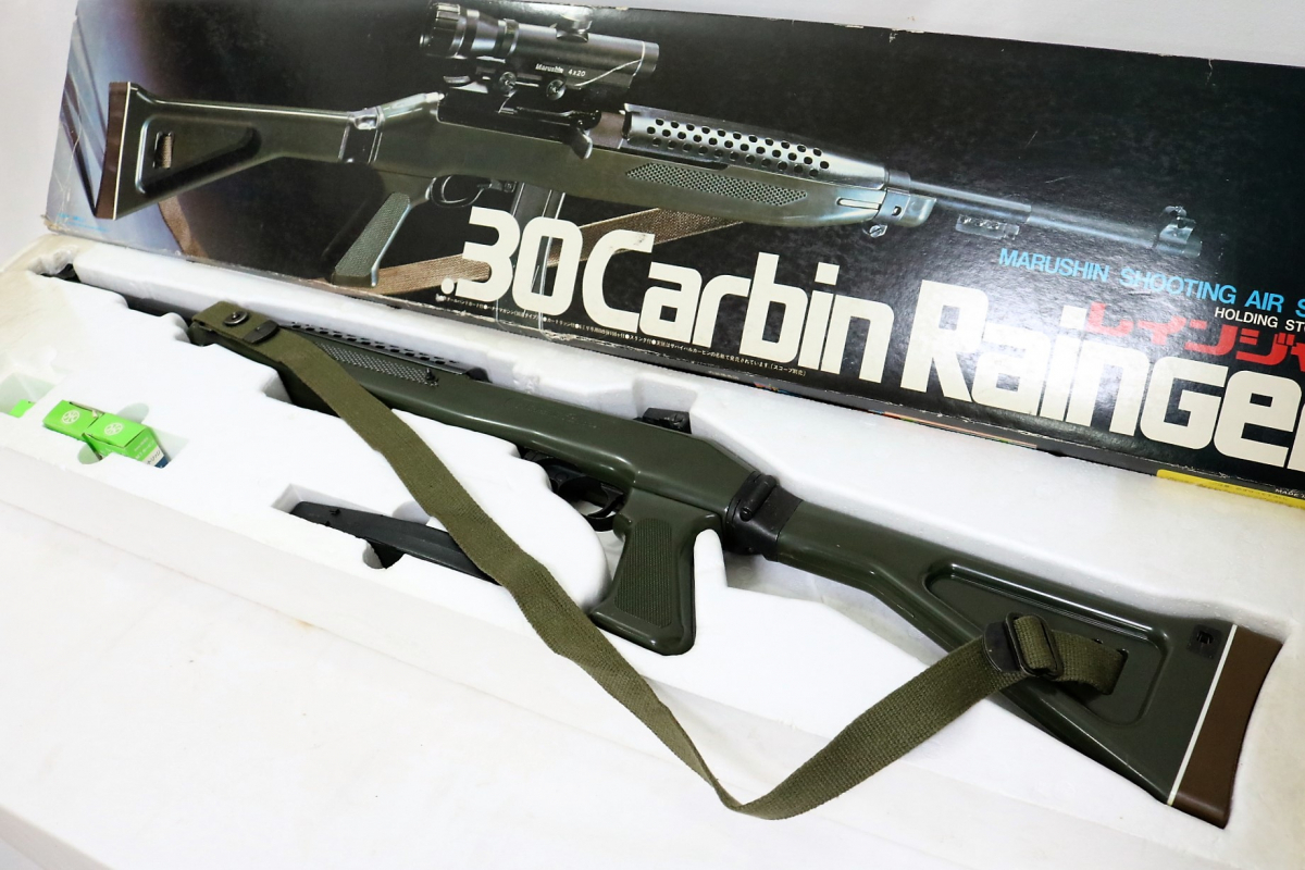 マルシン 30 カービン レンジャー エアコッキング カート式 レイン