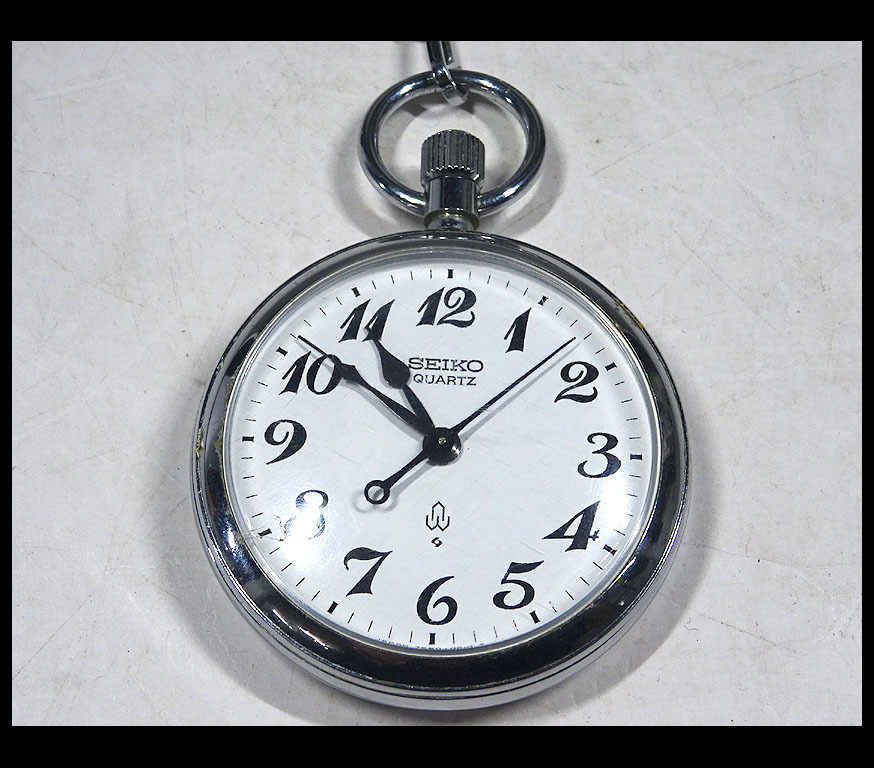 SEIKO 諏訪 懐中時計 高崎駅開業100周年記念鉄道時計 7550−0010 緑