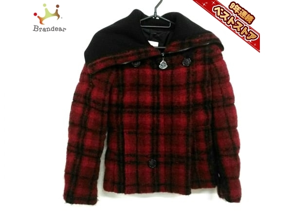 レディース MONCLER＊チェック柄ブルゾン＊size 0