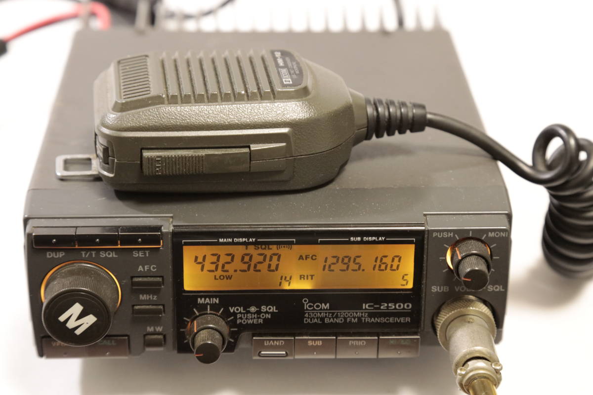 ICOM IC-2500 430/1200MHz DUAL BAND FM トランシーバー◇現状品 icom