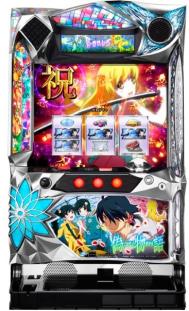 即発送できます！ 偽物語 実機 パチスロ スロット フルセット コイン不要機 家庭用電源 サミー