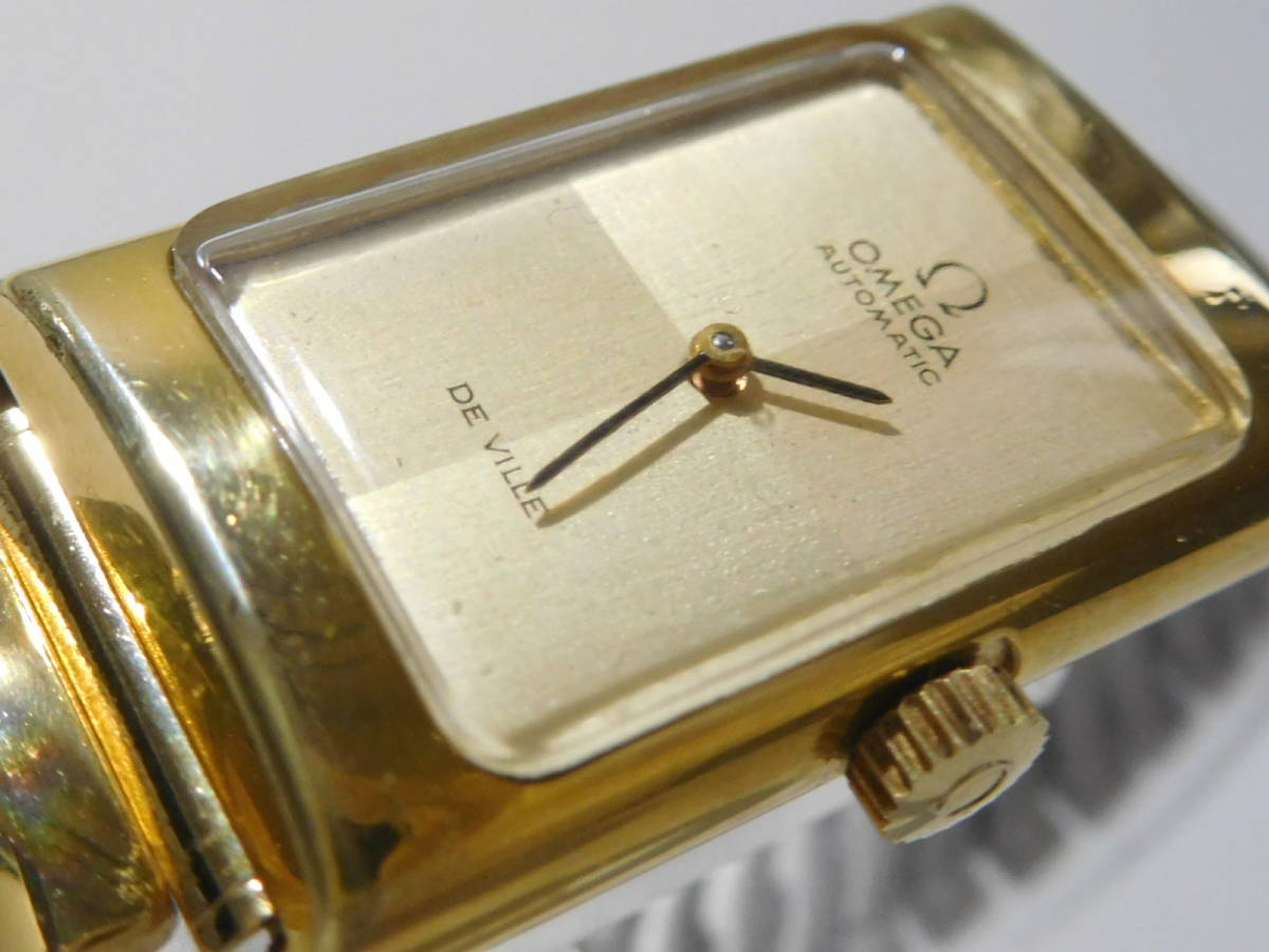 【稼働 新品ベルト】OMEGA DE VILLE デビル レディース 腕時計 稼働純正ベルト有】OMEGA オメガ DEVILLE デビル レディース 自動巻⑥