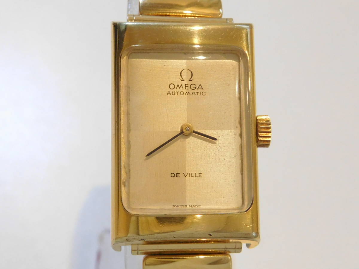 【稼働 新品ベルト】OMEGA DE VILLE デビル レディース 腕時計 稼働純正ベルト有】OMEGA オメガ DEVILLE デビル レディース 自動巻⑥