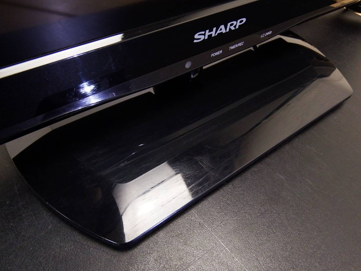 24V型 SHARP シャープ 液晶 シャープ(SHARP) くっきり音声 SHARP シャープ★24V型ワイド LED液晶テレビ LED AQUOS LC-24K9 2014年製★ジャンク品「管理№M4883」