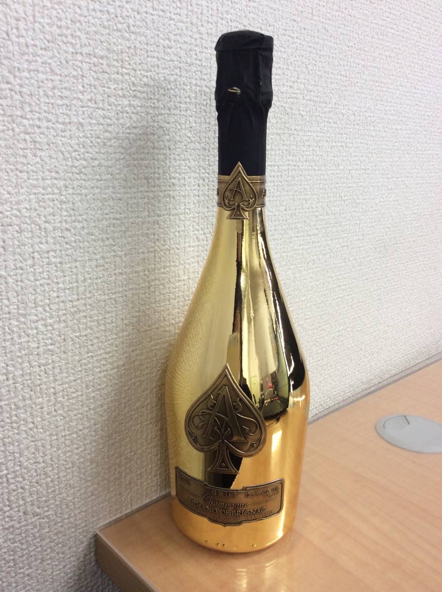 4802 【未開栓】 アルマンドブリニャック ARMAND DE BRIGNAC ゴールド