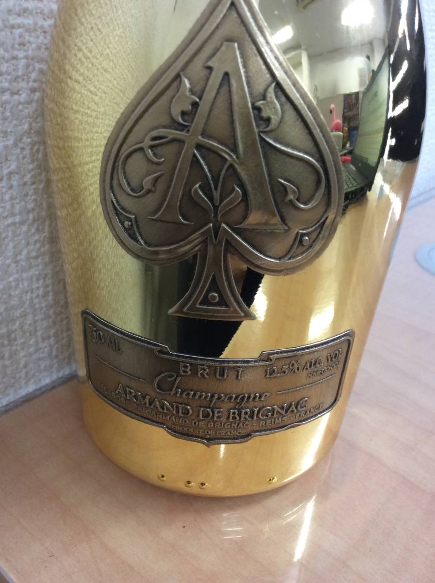 4802 【未開栓】 アルマンドブリニャック ARMAND DE BRIGNAC ゴールド