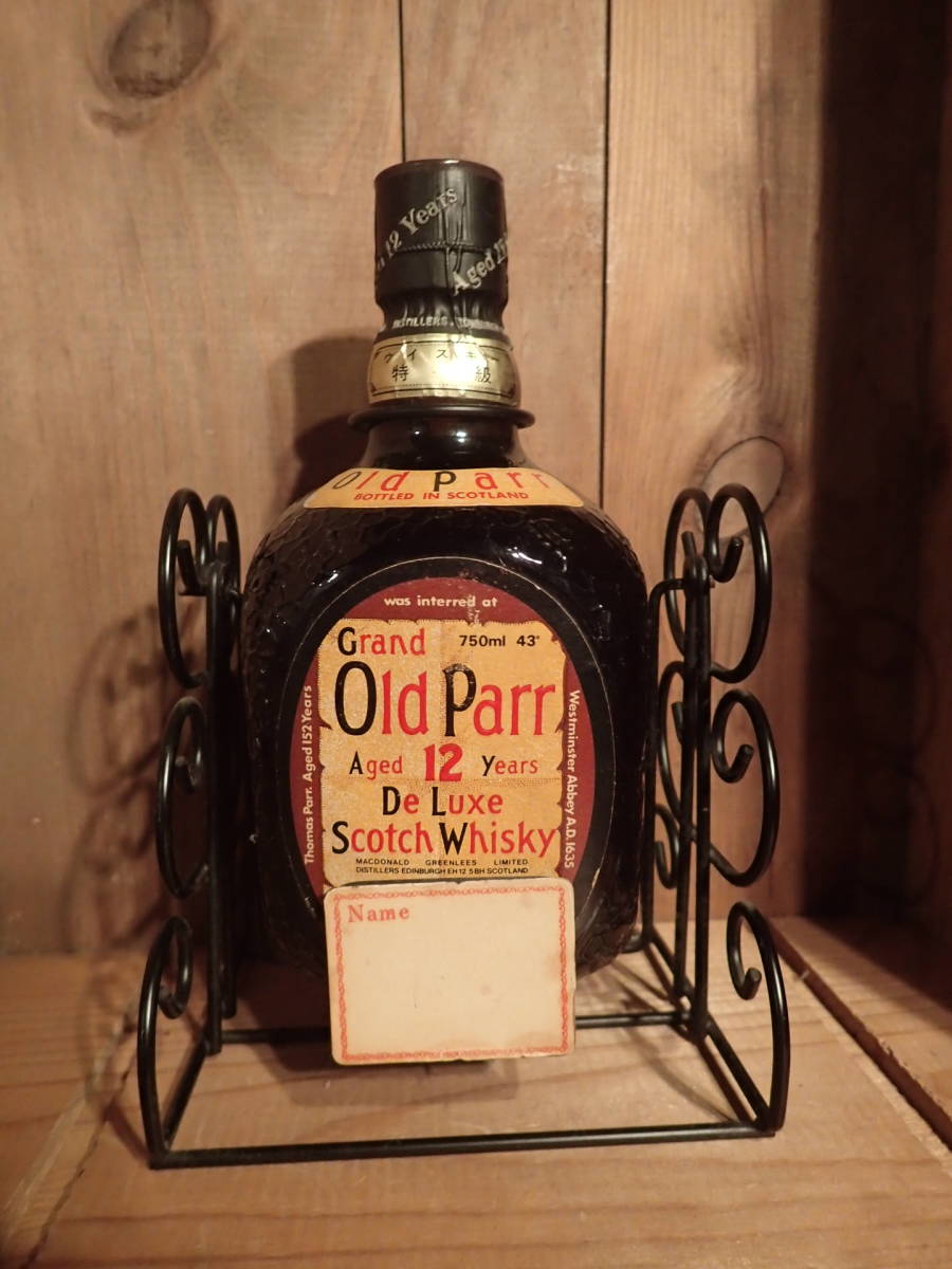 オールド・パー12年 43度750ml ブランコ付き 中古未開封 GRAND OLD