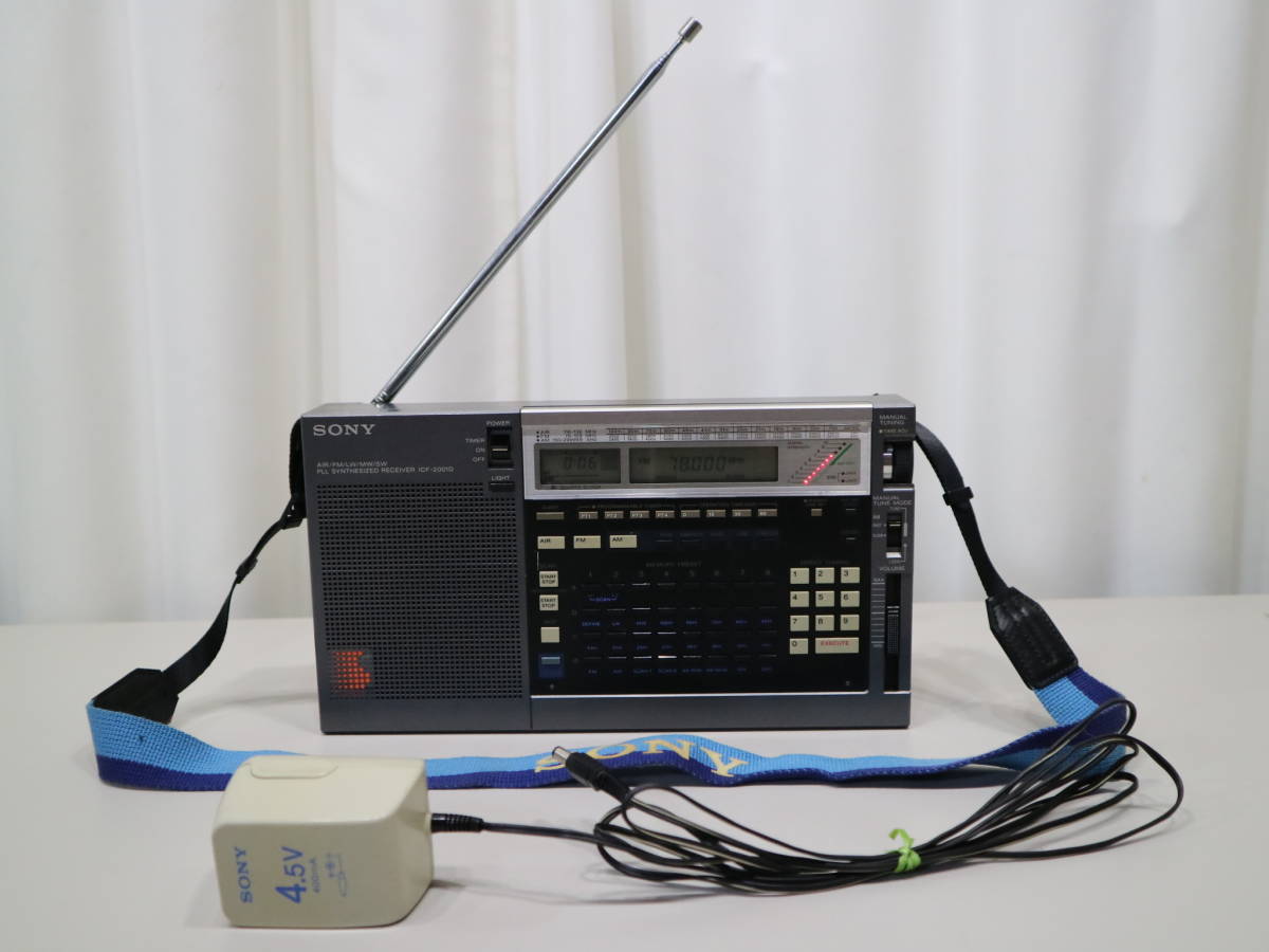 ICF-2001D SONY ソニー BCLラジオ AM⁄FM⁄SW オーディオ機器 PLL