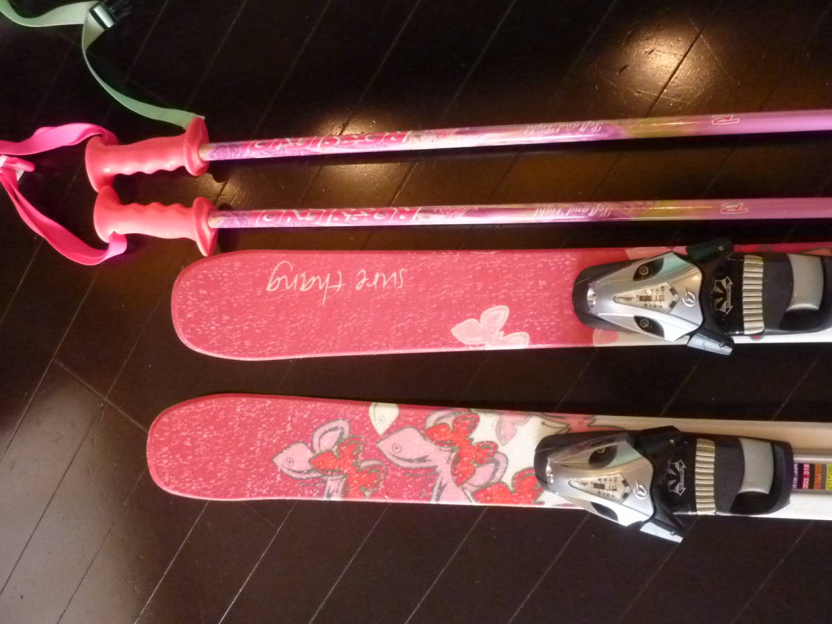 120cm 中古美品 ショートスキーHEAD 120cmケース付き ロシニョール 