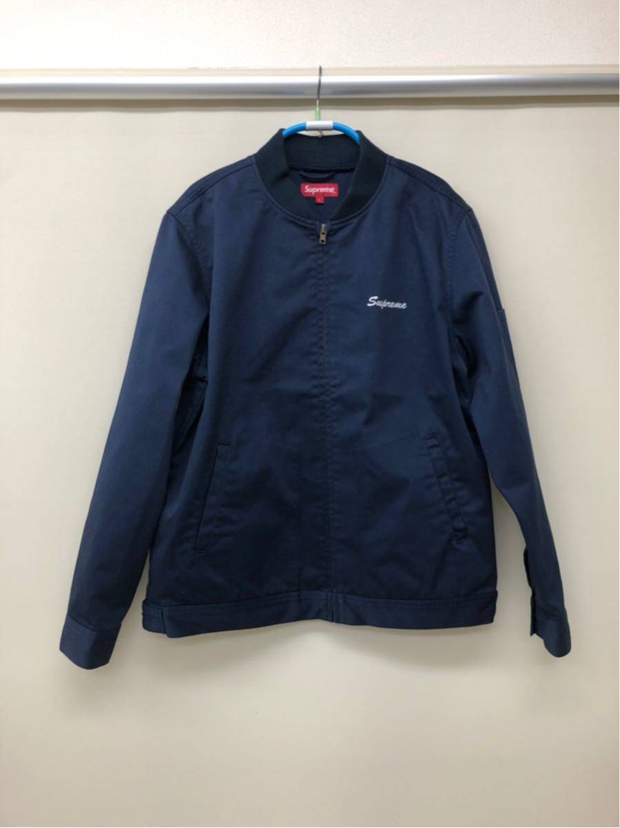 15SS Supreme White Castle Work Jacket Lサイズ シュプリーム Supreme