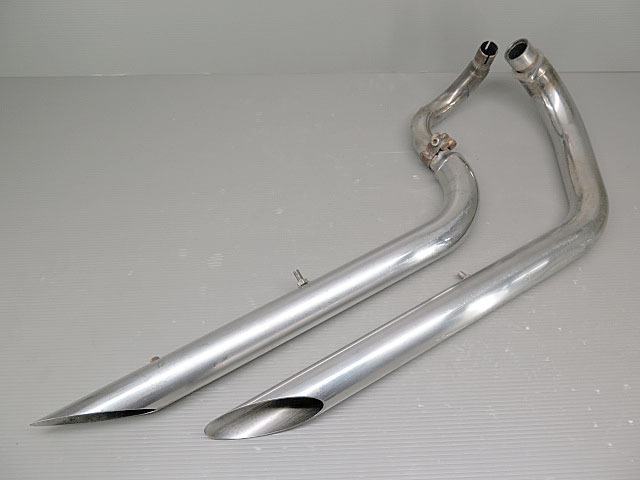 ♪V-TWIN マグナ250 (MC29) 社外 スラッシュカット ドラッグパイプマフラー WM2104