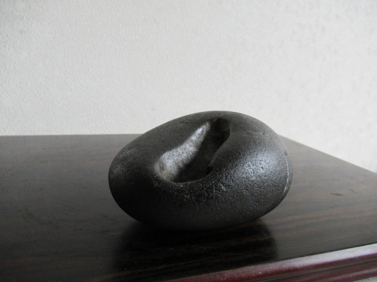 水石、、足寄川石、、、島潟溜り石　（珍品、一品）