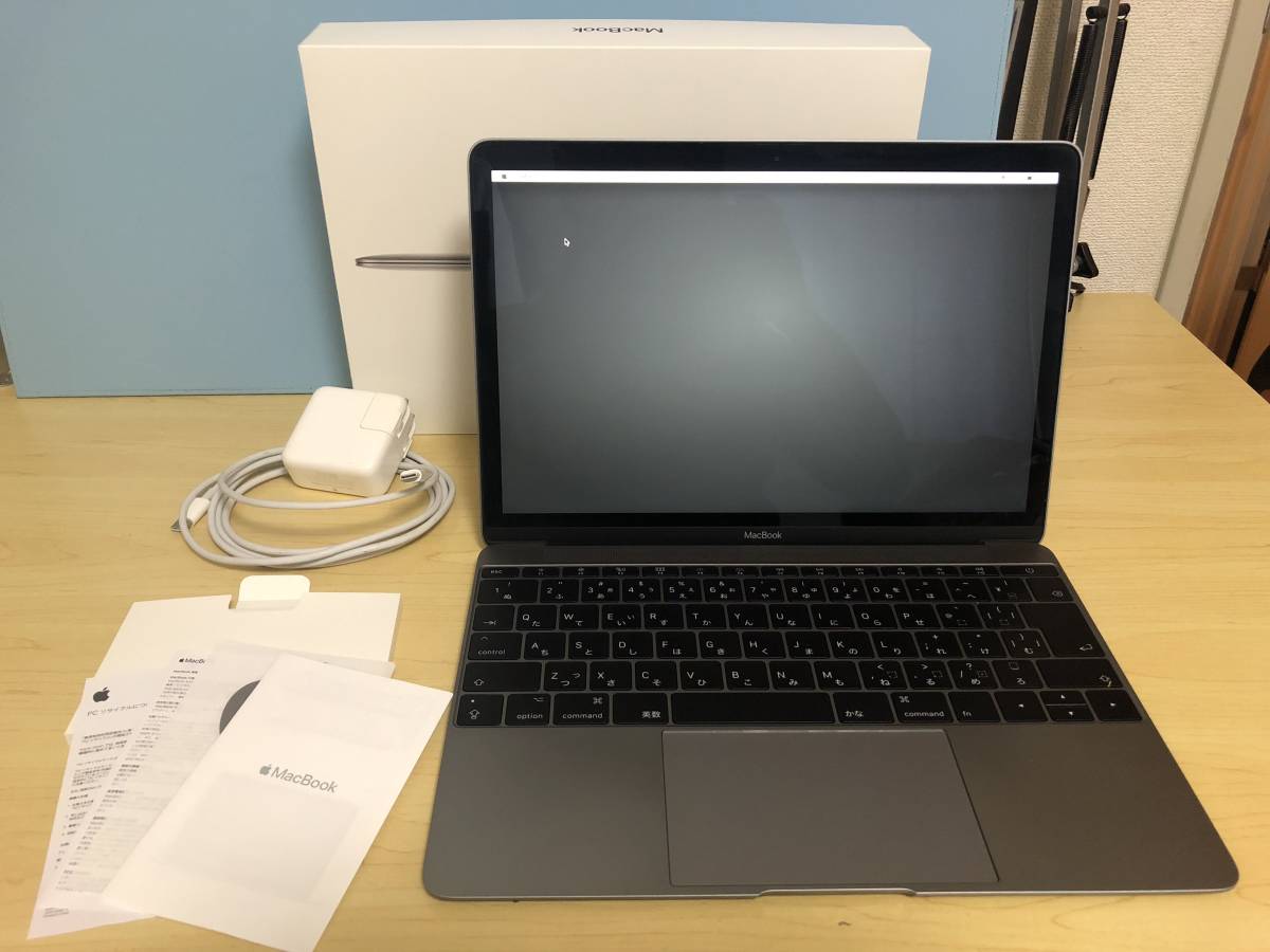 MacBook 【美品】Apple MacBook 12インチ 2017 スペースグレー