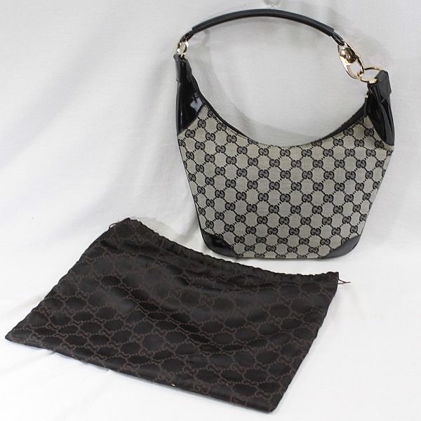 グッチ GUCCI ワンショルダーバッグ GGキャンバス 美品 保存袋付き 