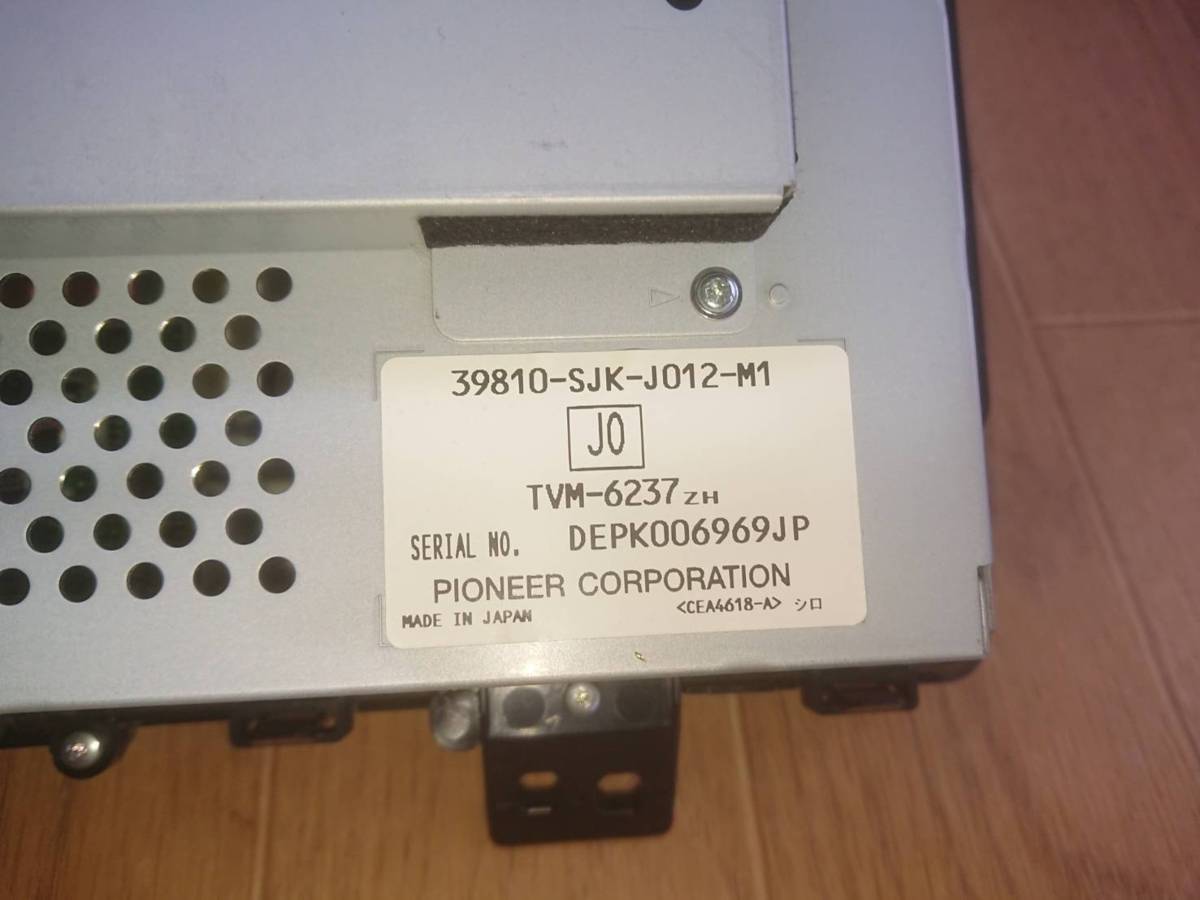 （409）エリシオン　RR　純正マルチモニター　TVM-6237ZH　39810-SJK-J012-M1　良品