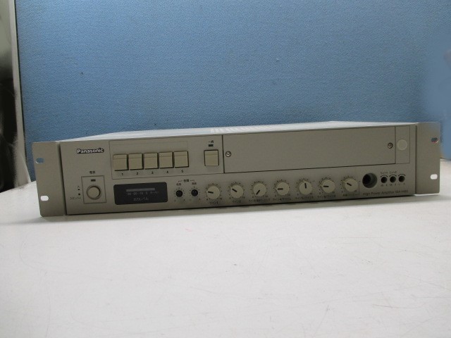 パナソニック Panasonic ハイパワーアンプ WA-H30 卓上 : WA-H60 通電
